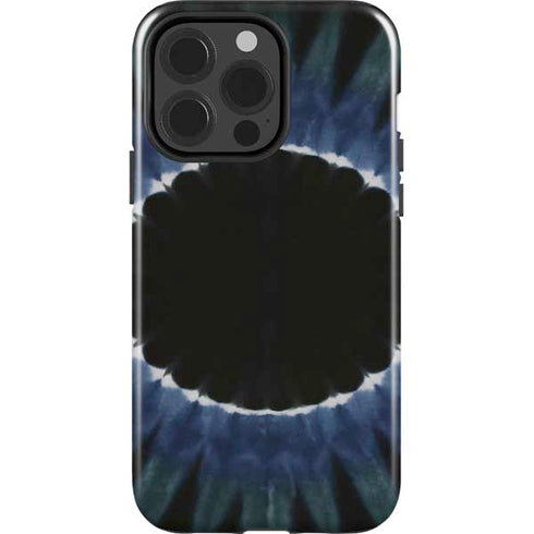 Liquid Blue Tie Dye - Sunflower iPhone 15 Pro Impact Case